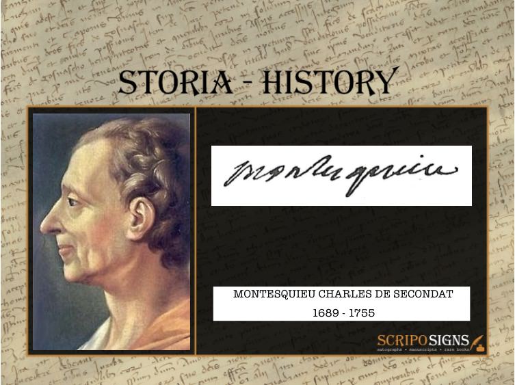 Montesquieu De Secondat Charles
