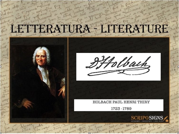 Thiry D’Holbach Paul Henri