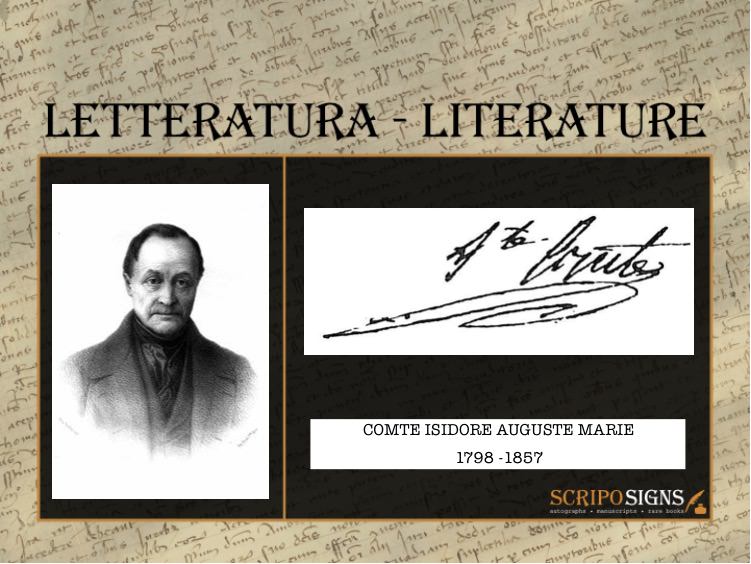 Comte Isidore Auguste Marie François Xavier